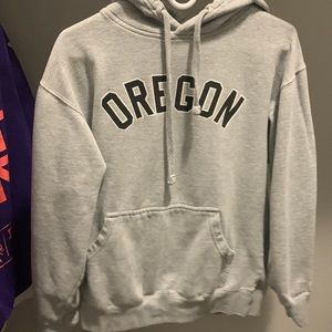 Gray Oregon Hoodie